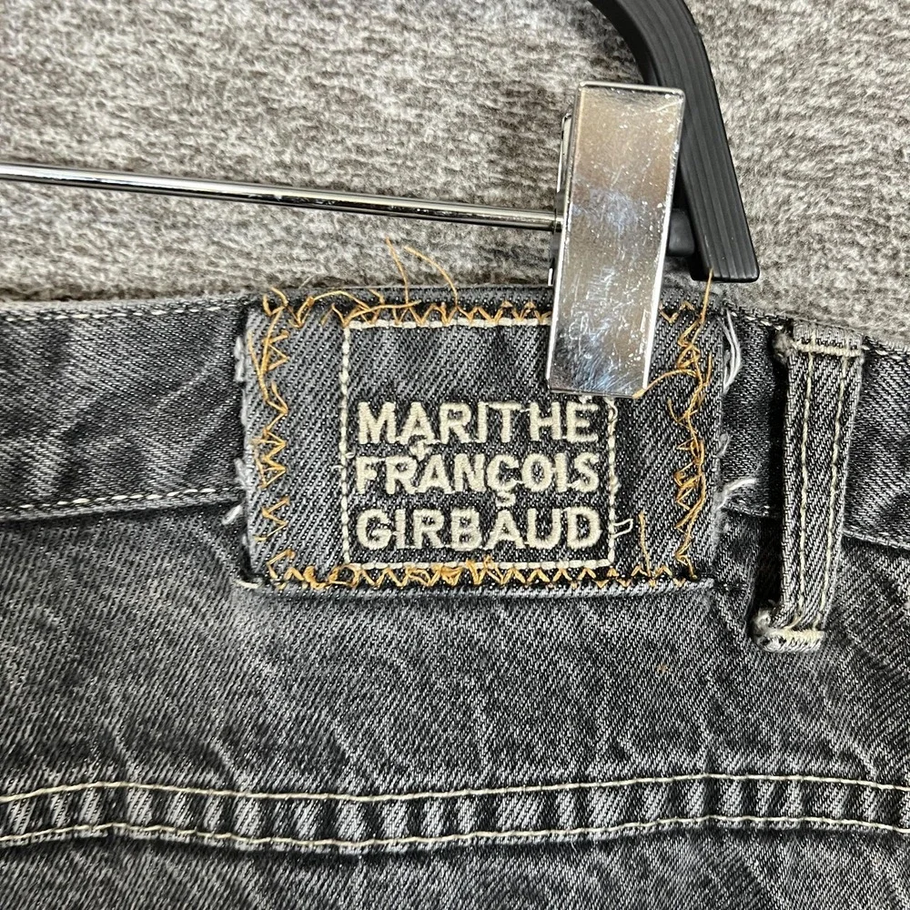 Vintage Marithe‎ Francois Girbaud Jeans Mens 40x31 Gray Baggy Wide Leg Carpenter